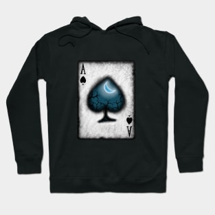 Ace of Spades with Moon Hoodie